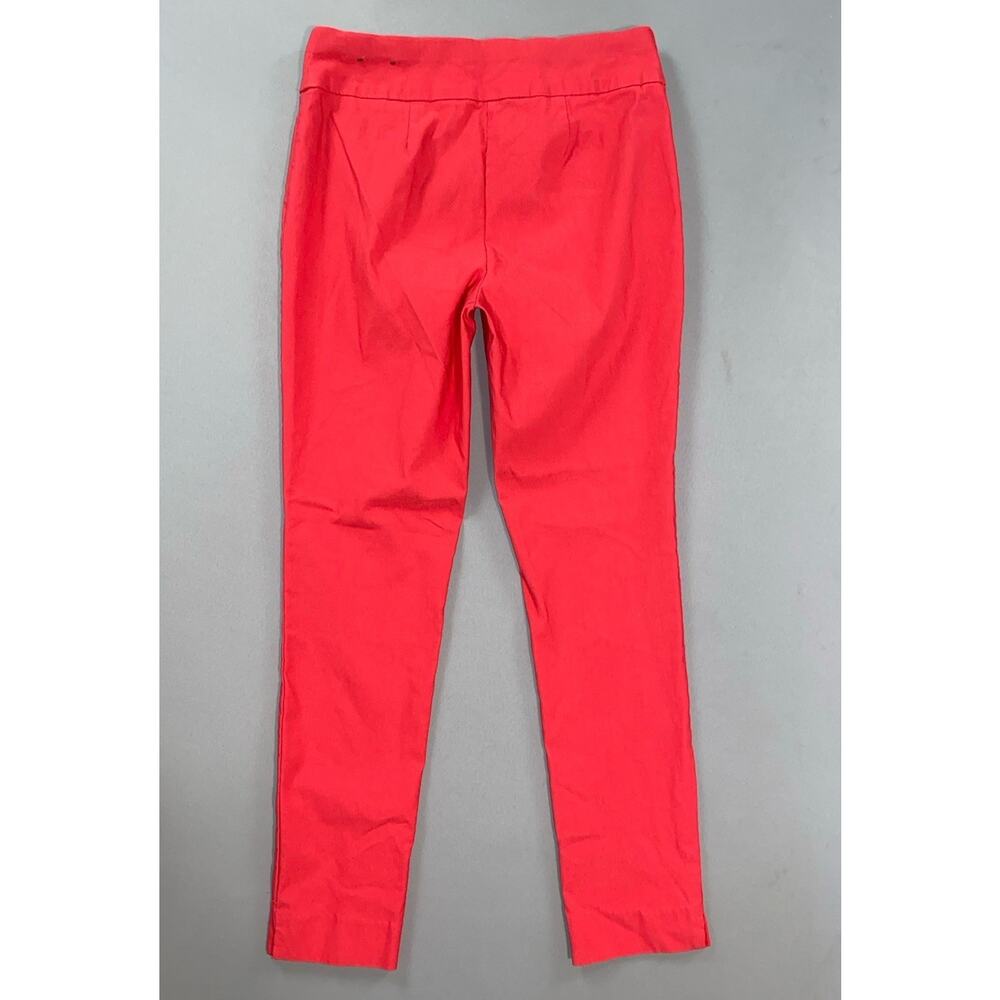 Chico's So Slimming Pull On Skinny Ankle Tech Leggings, Pants. Red, Tag 00 (2). - Picture 4 of 5